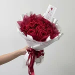 12 Adet Gülden Oluşan Gül Buketi | Romantik Hediye Seçeneği