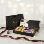 Kalpli Dikdörtgen Çikolata Hediye Kutu