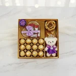 Peluş Ayıcıklı Hediye Çikolata Kutusu | Tatlı ve Romantik Hediye - Görsel 2